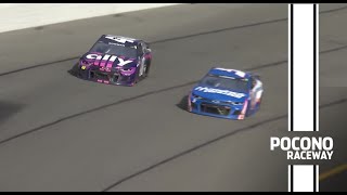 Unbelievable finish at Pocono Raceway  Kyle Larson vs Alex Bowman [upl. by Atlas]