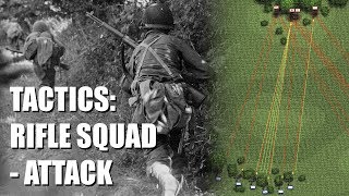 Tactics of the WWII US Army Infantry Rifle Squad – Attack [upl. by Godrich]