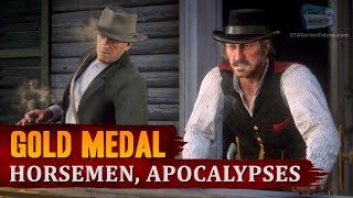 Red Dead Redemption 2  Mission 53  Horsemen Apocalypses Gold Medal [upl. by Sirref]