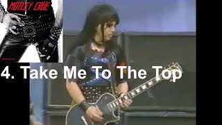 Top 10 Best Mick Mars Guitar Solos [upl. by Adianez107]