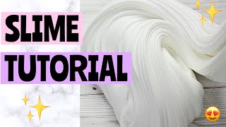 HOW TO MAKE SLIME Simple amp Easy Slime Recipe  2 Minute Easy Slime Tutorial Glue and Borax Slime [upl. by Crosley812]