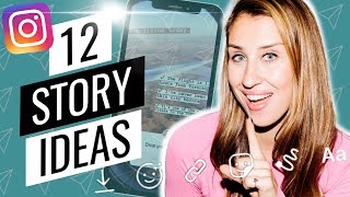 Instagram Story Ideas  12 IDEAS FOR YOUR BUSINESS [upl. by Leeke]