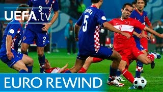 EURO 2008 highlights Turkey beat Croatia on penalties [upl. by Emya]