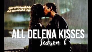 All Delena Kisses ♡ Season 6 [upl. by Sobmalarah189]