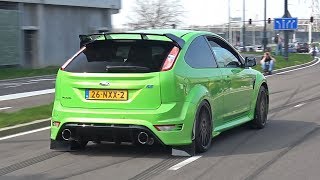 BEST OF FORD FOCUS RS MK2 5Cylinder Exhaust Sound Compilation [upl. by Etteoj]