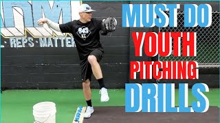 Must Do Youth Baseball Pitching Drills For Beginner Pitchers [upl. by Kimbell]