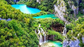 Croatias amazing PLITVICE Stunning view from drone [upl. by Alyak216]