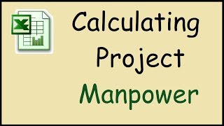 How to calculate manpower required for a project in Excel [upl. by Llenrap]