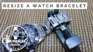 Easily Resize Invicta Pro Diver Bracelet [upl. by Nnarefinnej]