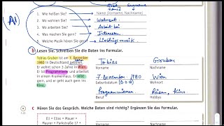 Lecture 9 Netzwerk A1 Chapter 2 Arbeitsbuch German Language A1 SelfStudy [upl. by Vachill]