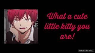 Classroom Kitten  ASMR  Karma Akabane x Neko Listener [upl. by Nickolas106]