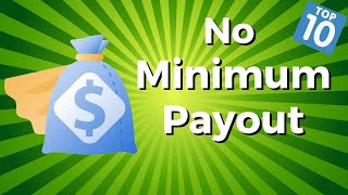 Top 10 Survey Sites With No or Low Minimum Payout Threshold Fastest Paying Sites Revealed [upl. by Philemol]