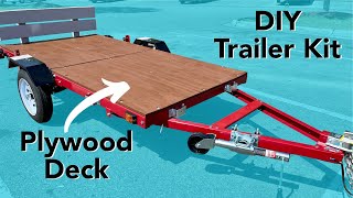 Homemade Utility Trailer Build In 6 Minutes time lapse [upl. by Ladnik]