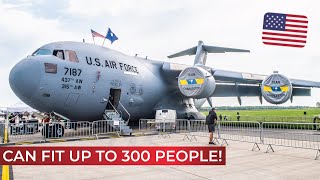 Whats INSIDE a Boeing C17 Globemaster [upl. by Mientao]