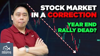 Stock Market in a Correction Year End Rally Dead [upl. by Yarvis]