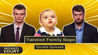 Twisted Family Saga Two Cousins Fight For Love And Paternity Double Episode  Paternity Court [upl. by Veejar]