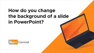 How do you change the background of a slide in PowerPoint [upl. by Godfry]