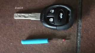 How To Open A Saab Car KeyBattery Replacement [upl. by Eirehs681]