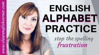 How to Say English Letters American English Alphabet Pronunciation [upl. by Una]