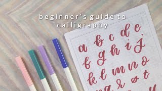 how to beginners guide to calligraphy [upl. by Sina916]