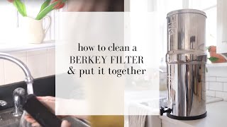 How to Clean a Berkey Water Filter [upl. by Burdelle]