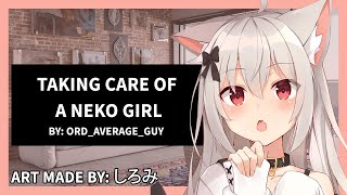 Taking Care Of A Neko Girl  Neko Girl x Listener ASMR Roleplay F4M [upl. by Navillus]