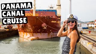 Cruising the PANAMA CANAL full transit time lapse [upl. by Alac81]