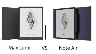 Onyx Note Air 103quot vs Boox Lumi 133quot Comparison [upl. by Wandy]