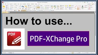 How to use pdfXchange pro [upl. by Tlok]