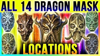 Skyrim All 14 Dragon Priest Mask Locations In Special Edition amp DLC Dragonborn TOP 10 Best Masks [upl. by Oivaf]