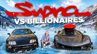 1000HP Supra terrorizing Billionaires Hypercarmeet in Switzerland [upl. by Darej]