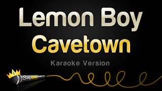 Cavetown  Lemon Boy Karaoke Version [upl. by Kristina984]