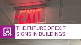 The Future of Exit Signs in Buildings [upl. by Ynaittirb]