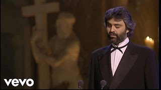 Andrea Bocelli  Ave Maria Live From Basilica Di Santa Maria Sopra Minerva Italy  1999 [upl. by Roth]