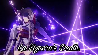 la Signoras Death  La Signora Fight end cutscene [upl. by Anpas]