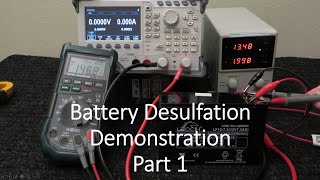 Battery Desulfation Demonstration Start to Finish  Part 12 [upl. by Eliza]