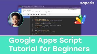 Google Apps Script Tutorial for Beginners [upl. by Reginnej]