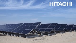 Solution Hitachi solarpowered desalination plants Abu Dhabi  Hitachi [upl. by Nylesoy48]