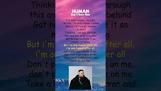 RagnBone Man  Human Lyrics shorts [upl. by Aneris811]