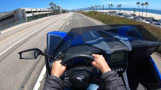 POV Drive in the 2021 Slingshot along the beach  Slingshot [upl. by Brink712]