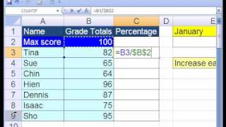 Excel Basics 8 Cell References Relative amp Absolute [upl. by Eener]