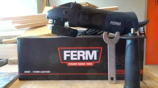 FERM Haakse Slijper  850W  125mm  AGM1087 [upl. by Gillespie]