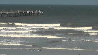 Jacksonville Beach Pier Surf Cam [upl. by Cirilo]