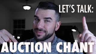 LETs TALK Auction Chant [upl. by Anauqaj]