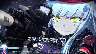 Nightcore  Undefeated Skillet  Lyrics [upl. by Jerrilyn]