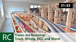 S1 E5 Tracklaying Wiring DCC and More [upl. by Ennaecarg955]