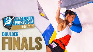 Boulder finals  Seoul 2022 [upl. by Abran834]