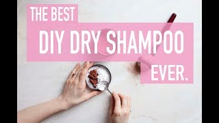 Easiest DIY Dry Shampoo Recipe that Actually WORKS and some hair care tips [upl. by Choong]