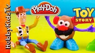 PLAYDOH Mr Potato Head Play Set Toy Review [upl. by Ecirtal]