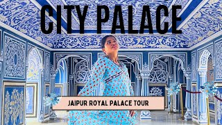 CITY PALACE JAIPUR  ROYAL TOUR  BLUE ROOM [upl. by Nytsrik]